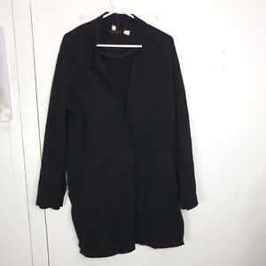 Moth Sweater Womens Cardigan Coatigan Cozy Minimalist Office Capsule Wool Blend